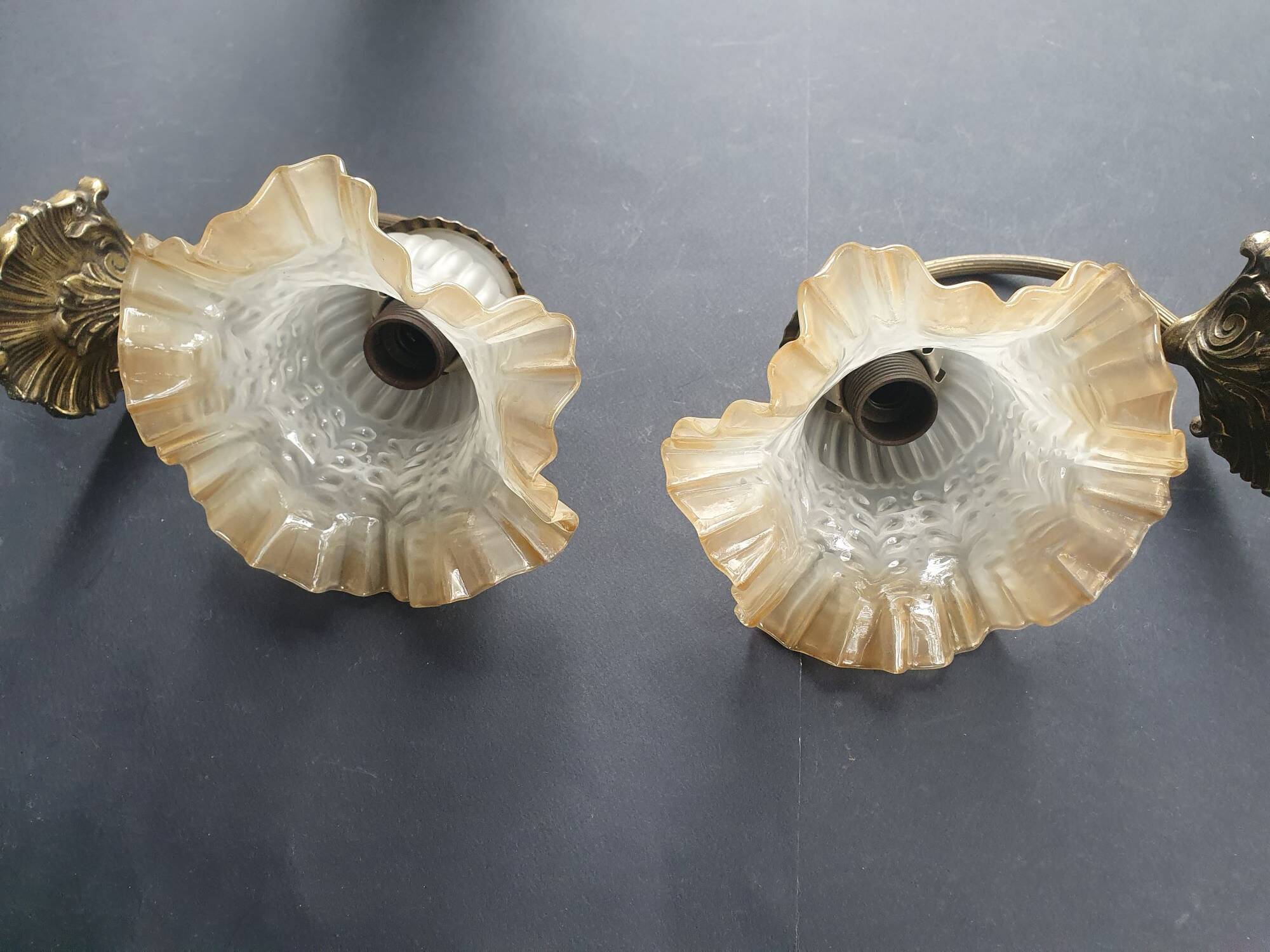 Pair of Art Deco wall sconces