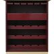Meuble bar en bois laqué bordeaux du designer Paco Rabanne