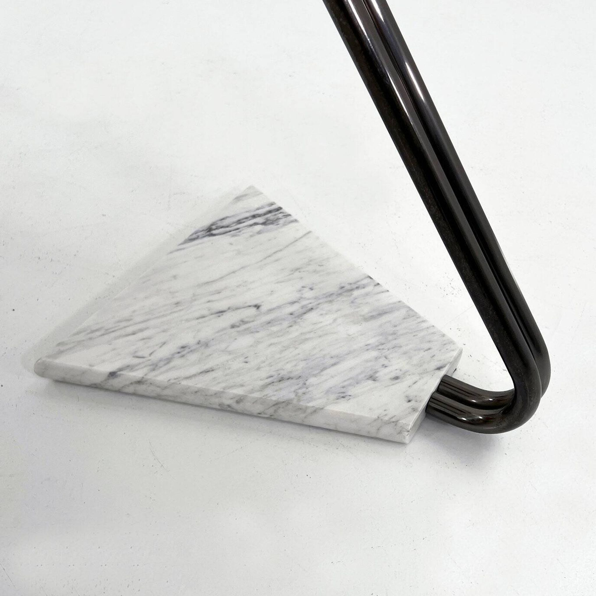 Side table with marble base La Palma, 1980