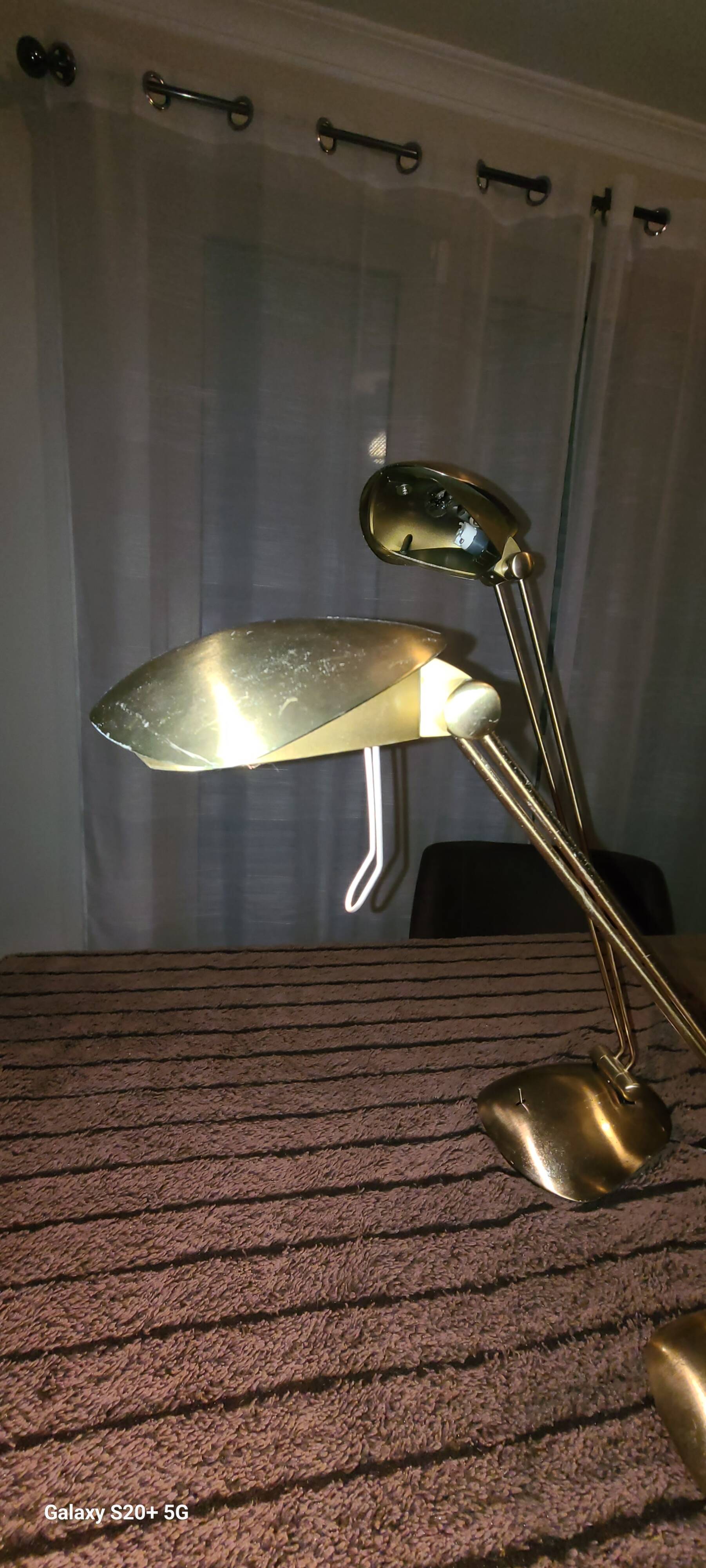 Pair of vintage desk lamps.