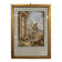 Watercolor on orchard paper, animated ruins with equestrian statue, 18th century