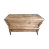 Box Pétrin in oak XIXeme decapé