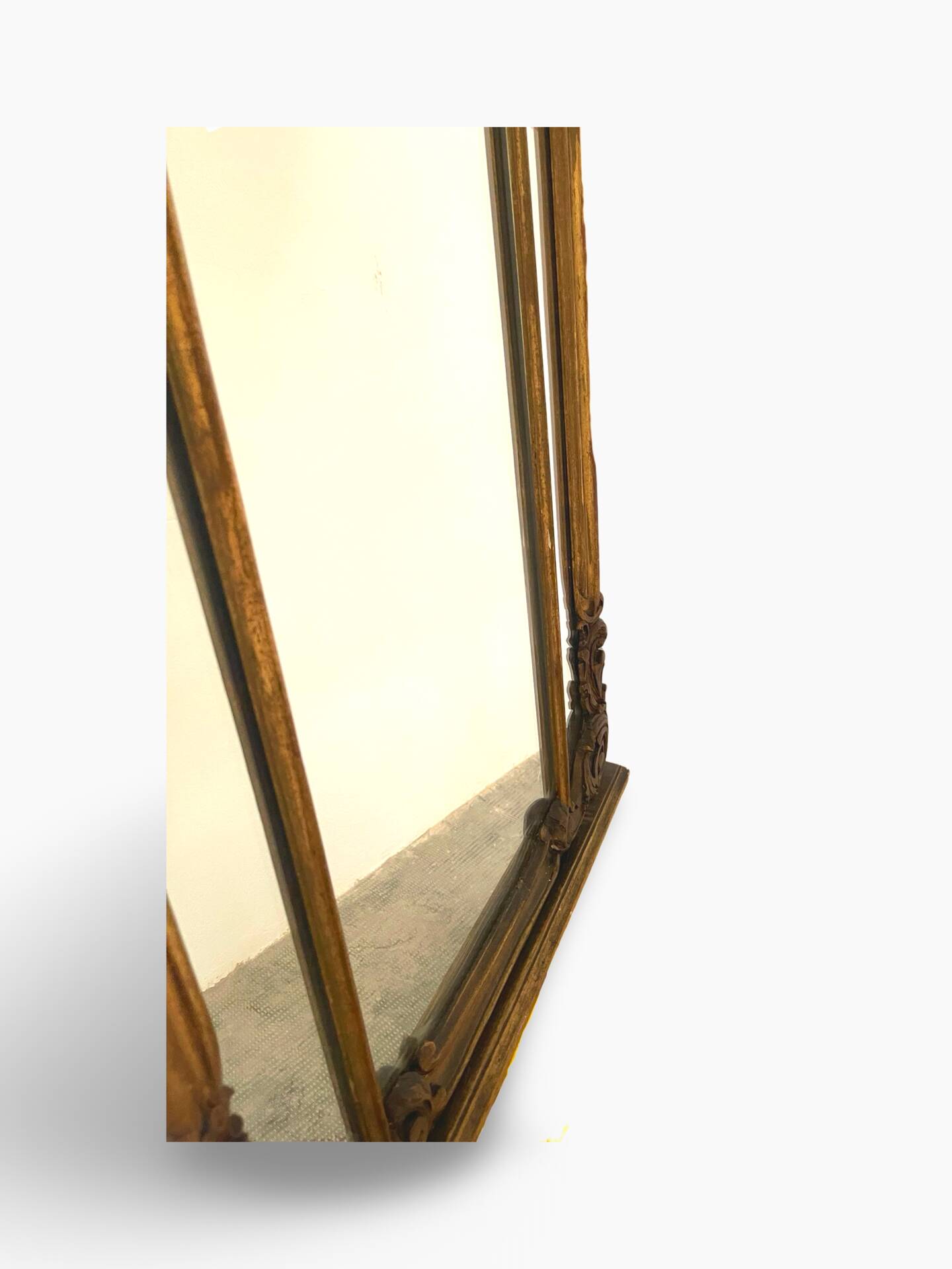 Antique Italian wall mirror, 19th century.