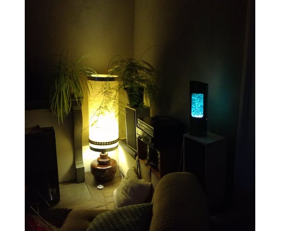 Ceramic lamp of the 1970s - H119