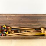 Old living room croquet game