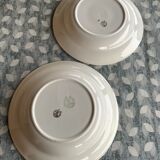 2 plats de service creux Moulin des loups Orchies
