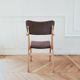 Renovated vintage armchair, 1950s bridge.