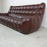 Vintage leather sofa 1970s