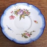 Old Charolles set signed Molin with plate, eared bowl and lid
