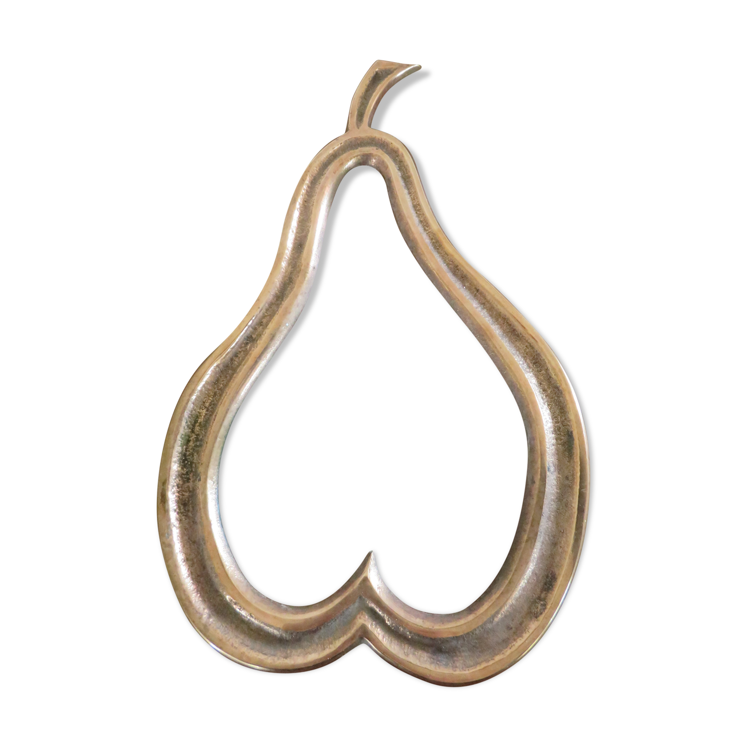 Brass pear mat