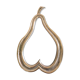 Dessous de plat poire en laiton