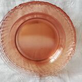 Set of 8 flat plates Rosaline Arcoroc