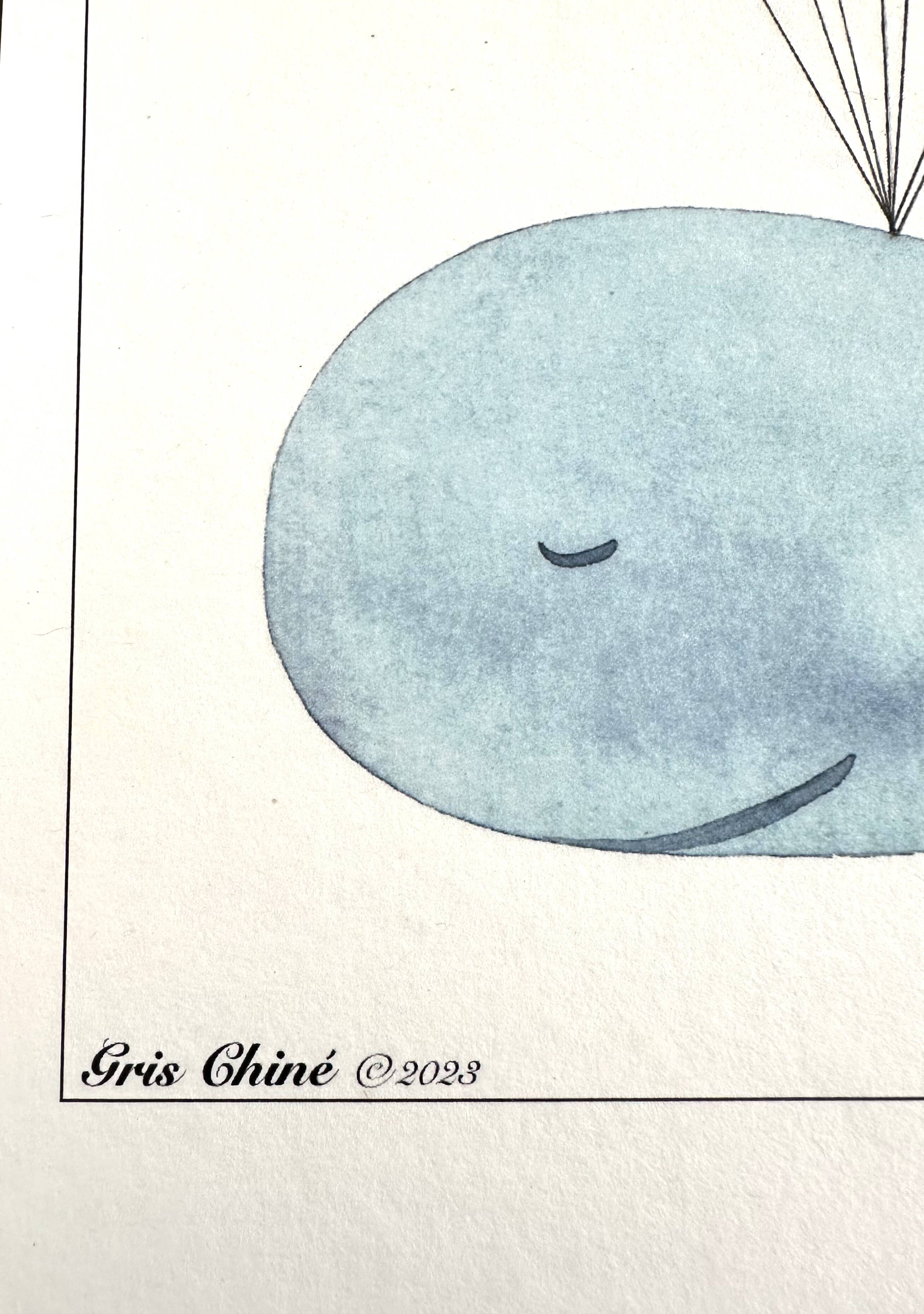 Whale illustration a3