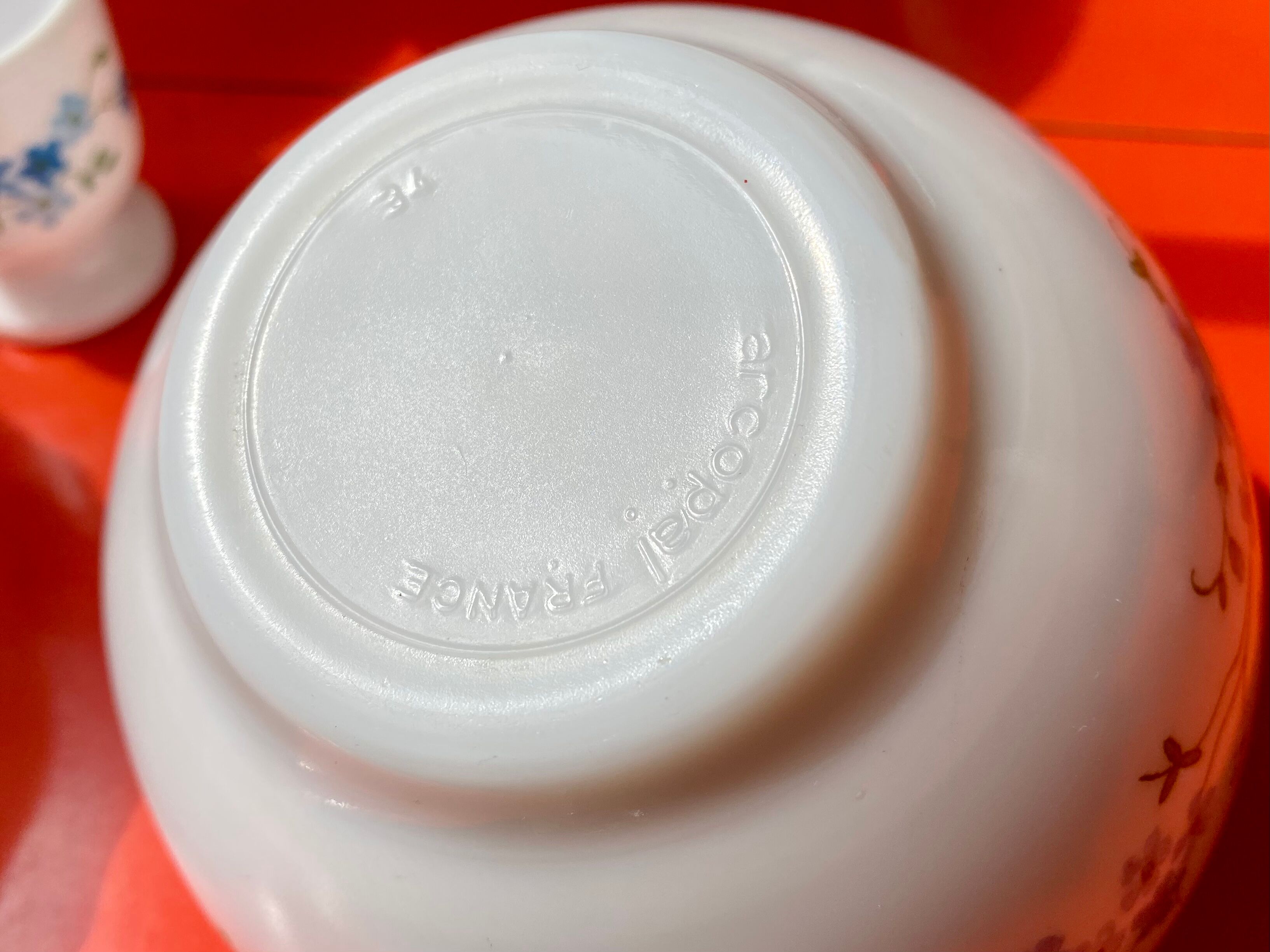 Lot Ramekin Bowls Arcopal France vintage 70s