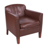 Vintage sheepskin armchair