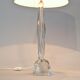 Crystal table lamp by Daum, France, 1970s