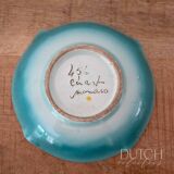 Small Vintage Ceramic Bowl, Signed 456 Cérart Monaco, Vide Poche Dish