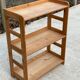3-Tier Solid Wood Shelf