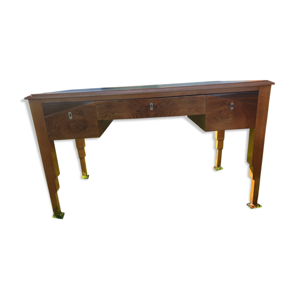 Bureau art deco en noyer