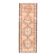 Vintage Turkish Oushak Handmade Wool Cotton Orange Runner Rug 113x317