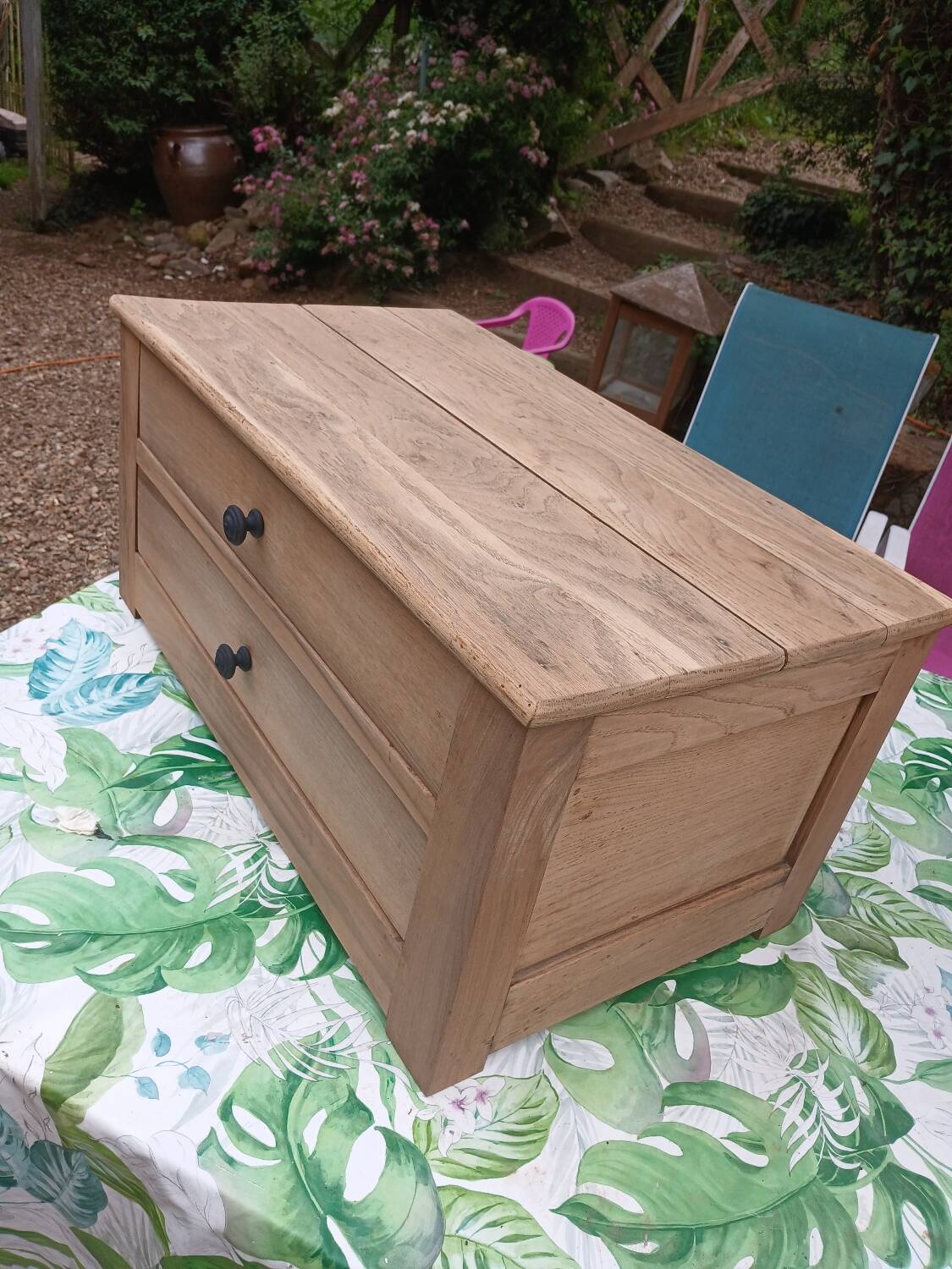 Small old wooden craft piece of furniture