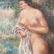 Oil on canvas nude woman romanticism