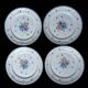 4 plates collection Provençal bouquet