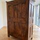 Armoire normande ancienne en bois sculpté 1886