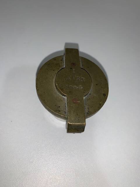 Charlemagne battery in gilded brass