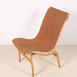 1 fauteuil lounge « Eva » de Bruno Mathsson, Suède des années 1960