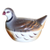 Michel Caugant terrine, partridge-shaped terrine, earthenware bird