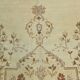 Tapis Vintage Beige Clair Motif Médaillon Floral Élégant, 354x458 Cm