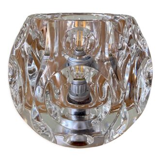 Vintage glass table lamp