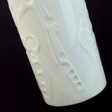Large vase by gerold-porzellan op-art abstract relief decor 1960s/1970