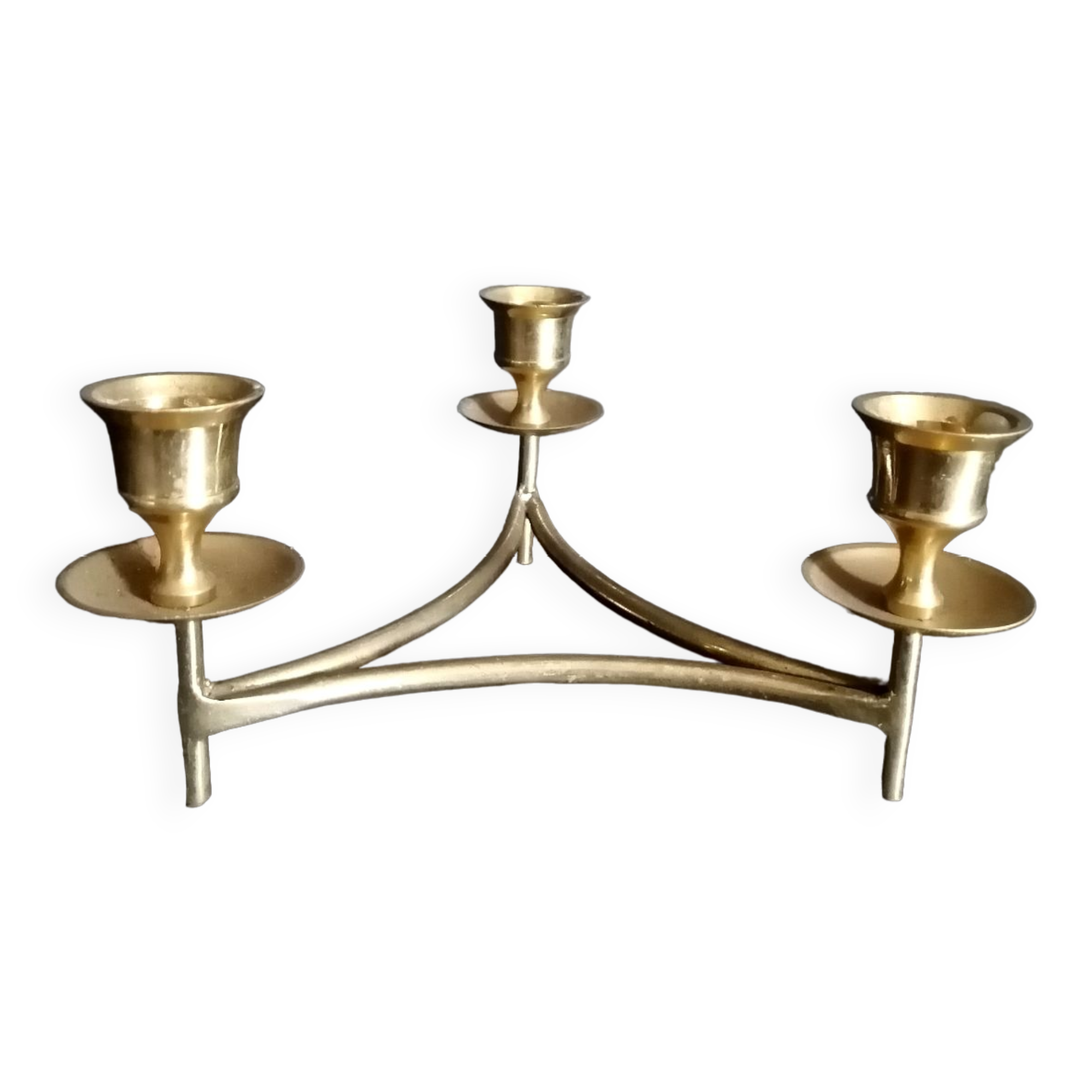 Brass candle holder