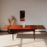 Vintage teak and afromosia dining table – extendable Scandinavian design