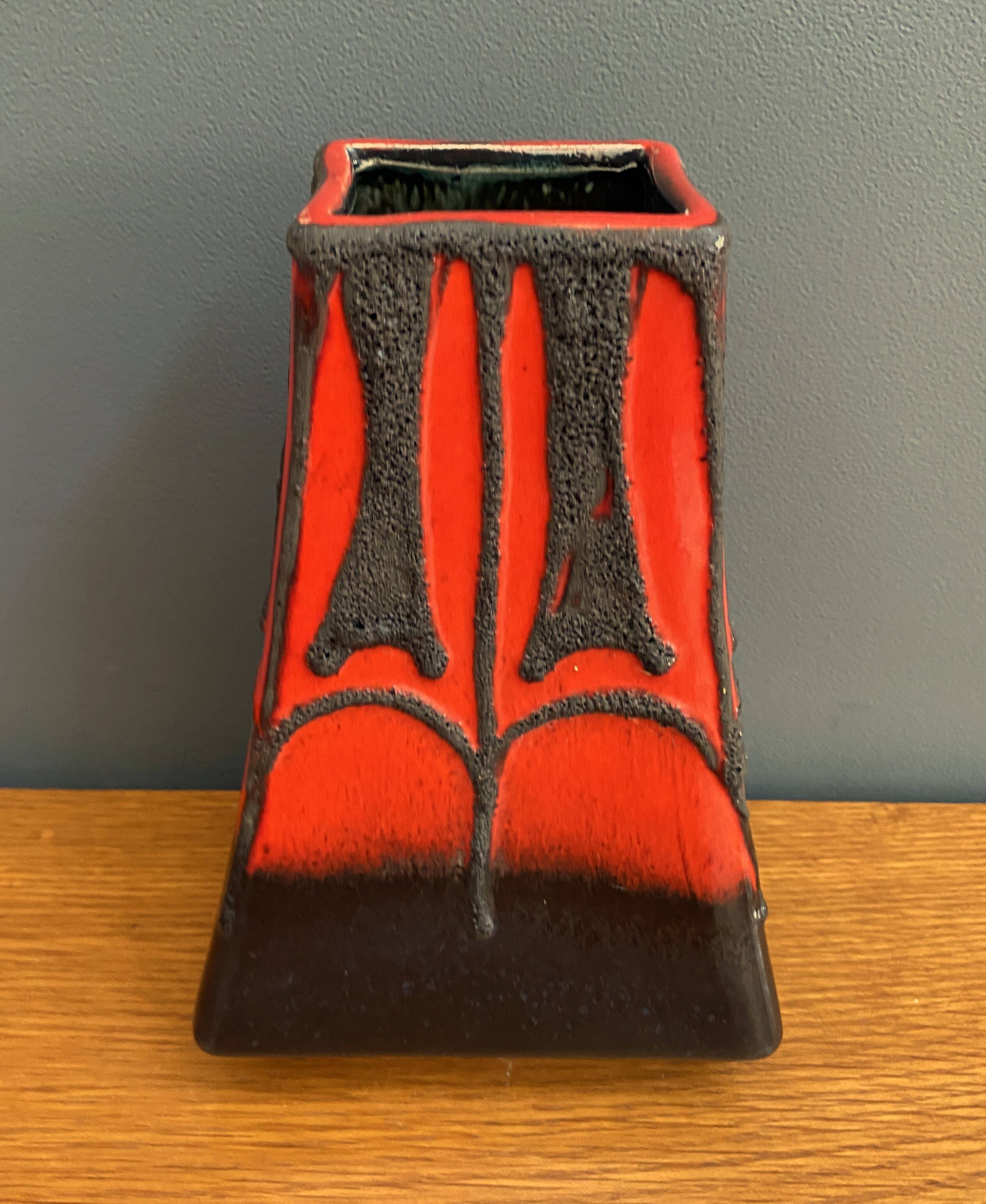 Fat lava vase by Fohr west Gemany model 342-20