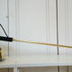 Wall light  vintage brass lamp