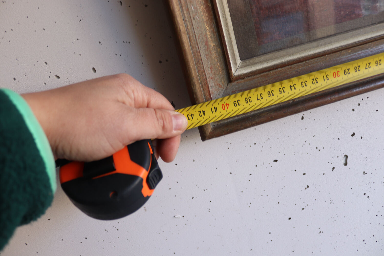 Framed watercolour of roses, signed.