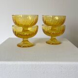 Set of 4 ice cream cups