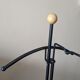 Valet de chambre vintage noir et bois