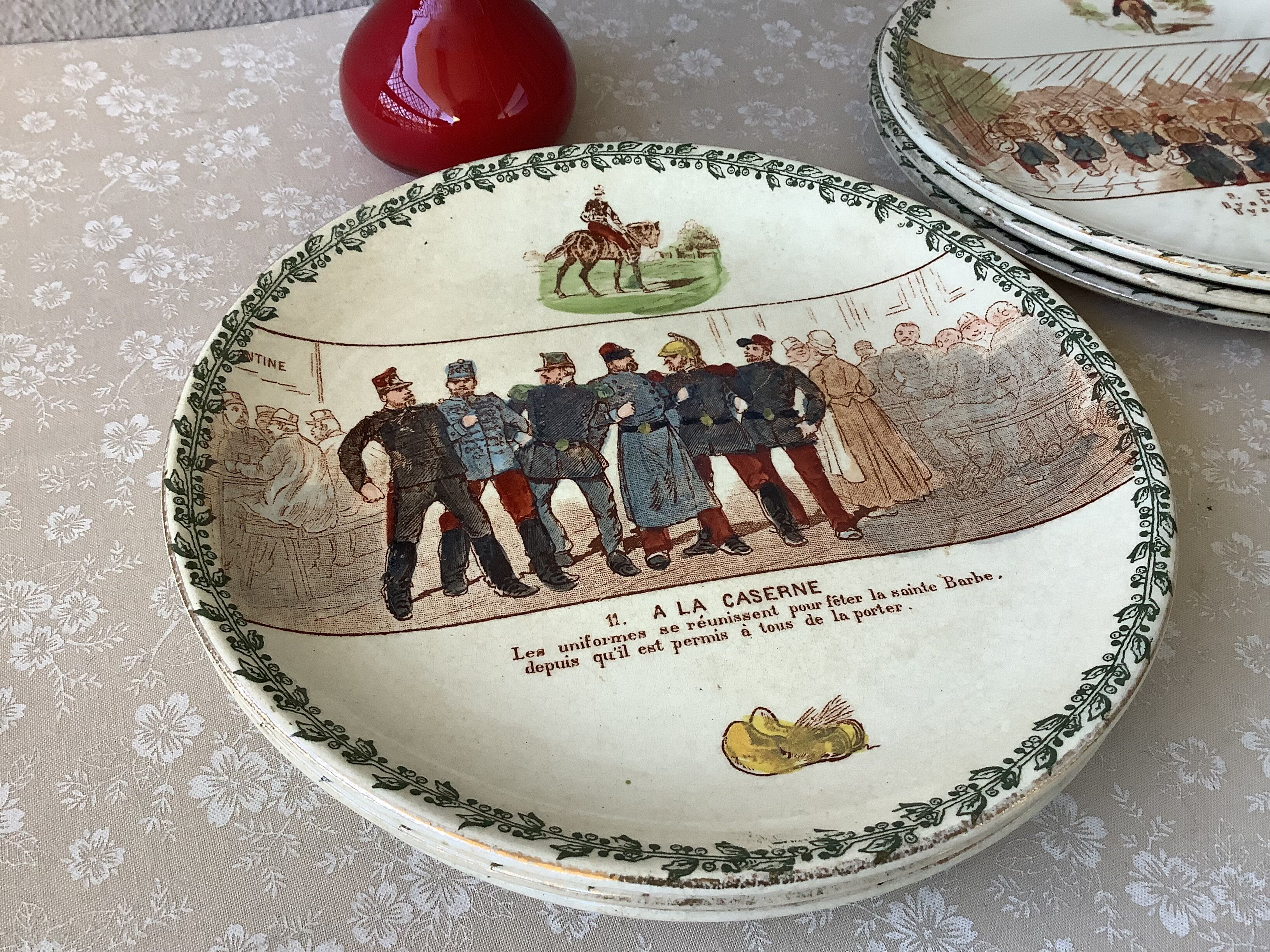 Talking plates Military Iron Land Choisy le Roi