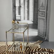 Vintage Golden Bar Cart