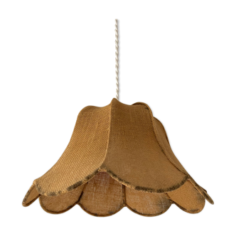 Jute flower lampshade