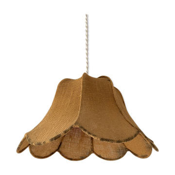 Jute flower lampshade