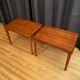 Pair of side tables by Henning Kjaernulf, Vejle Møbelfabrik, Denmark, 1960s