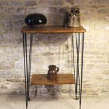 Wrought iron rolling trolley from the 60s