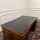 Large classic English Chesterfield partner desk