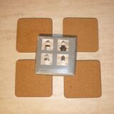4 coasters headlights