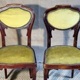 Pair of J&J KOHN Art Nouveau chairs from the Thonet era.